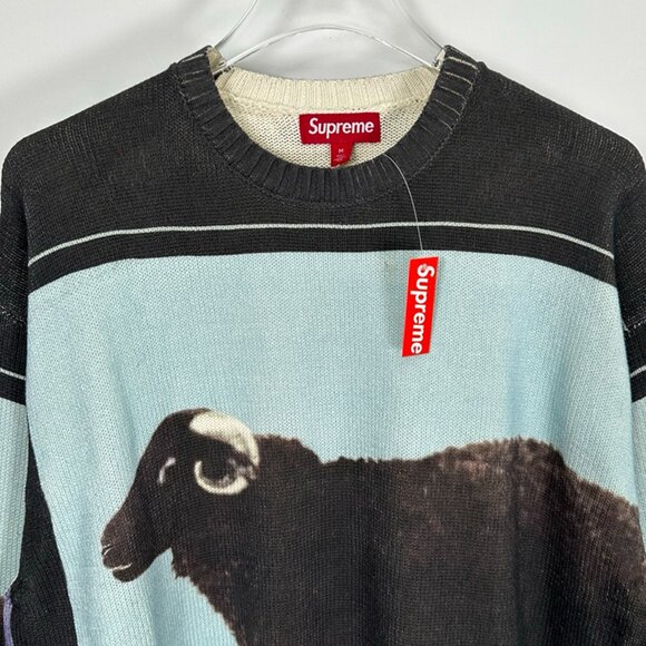 Supreme x Damien Hirst Collaboration Pullover Knit Sweater - Picture 3 of 9